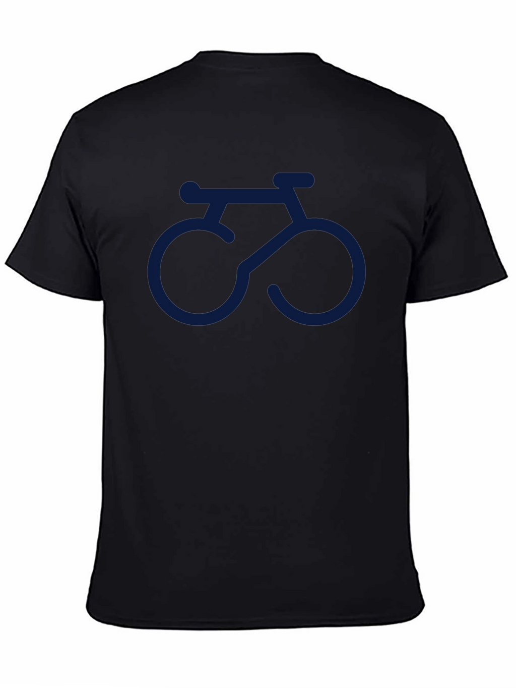 Bike Graphic Tee - Black Cotton Casual T-Shirt