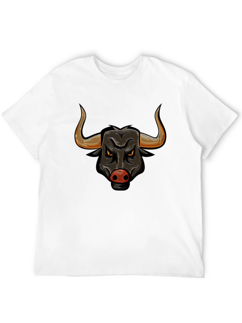 Black Bull Graphic Tee - Bold Design