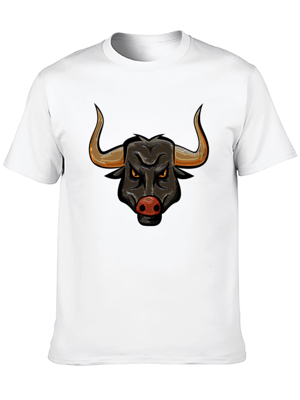 Black Bull Graphic Tee - Bold Design