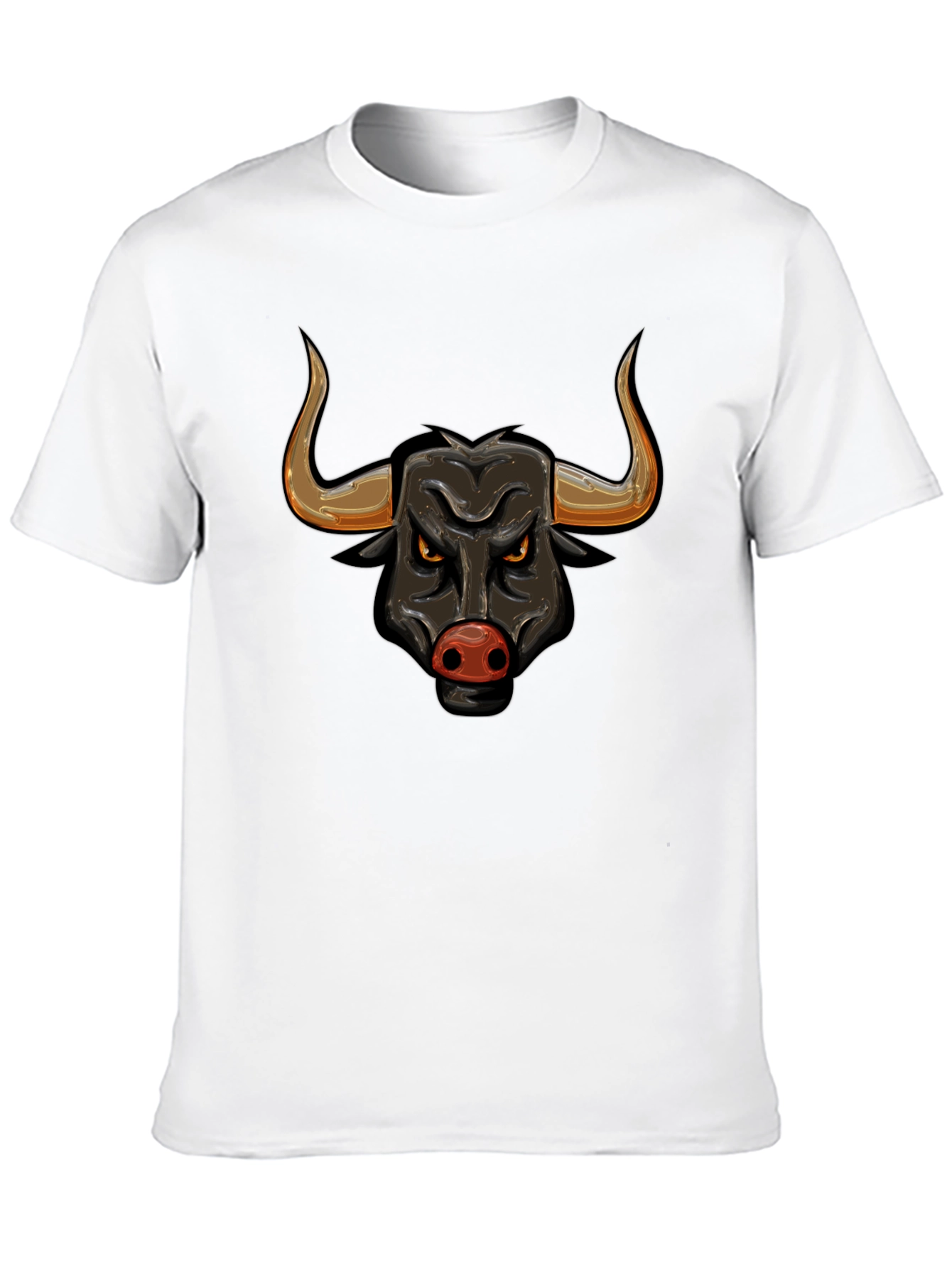 Black Bull Graphic Tee - Bold Design