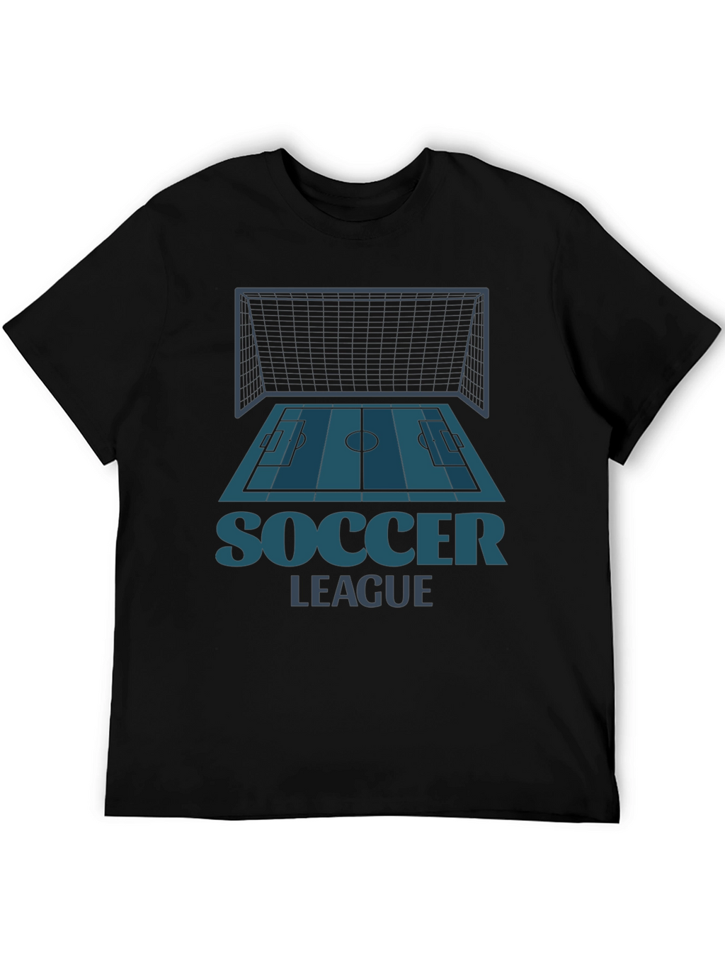 Soccer League Graphic Tee - Black