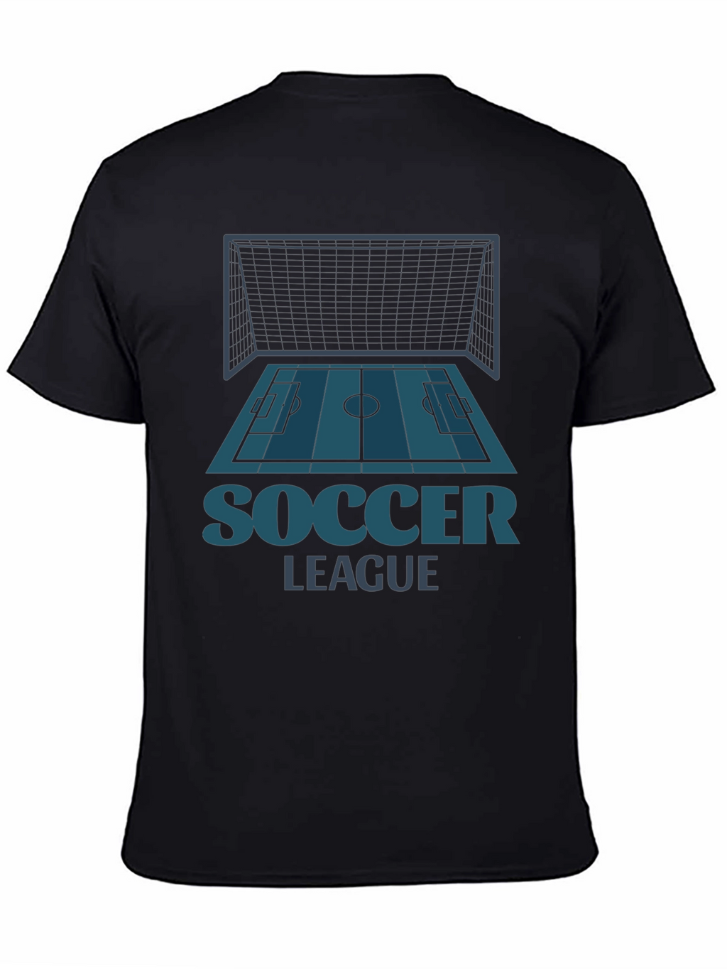 Soccer League Graphic Tee - Black