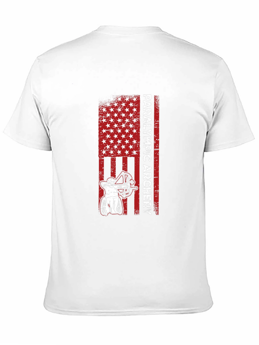 Paralympic Archery T-Shirt - Patriotic USA Design