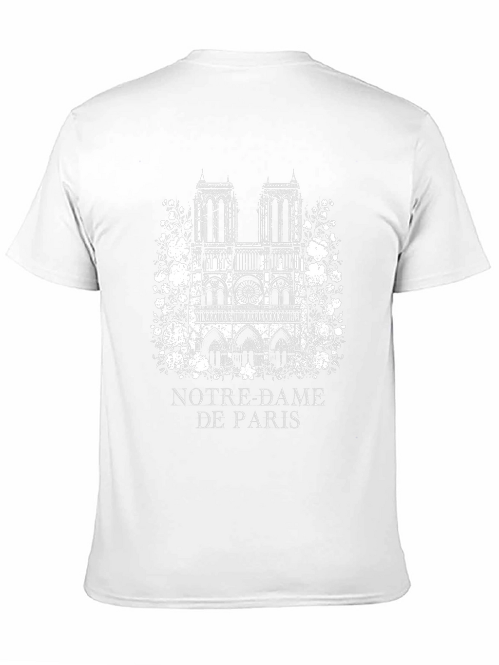 Notre-Dame de Paris Graphic Tee - Classic Black T-Shirt