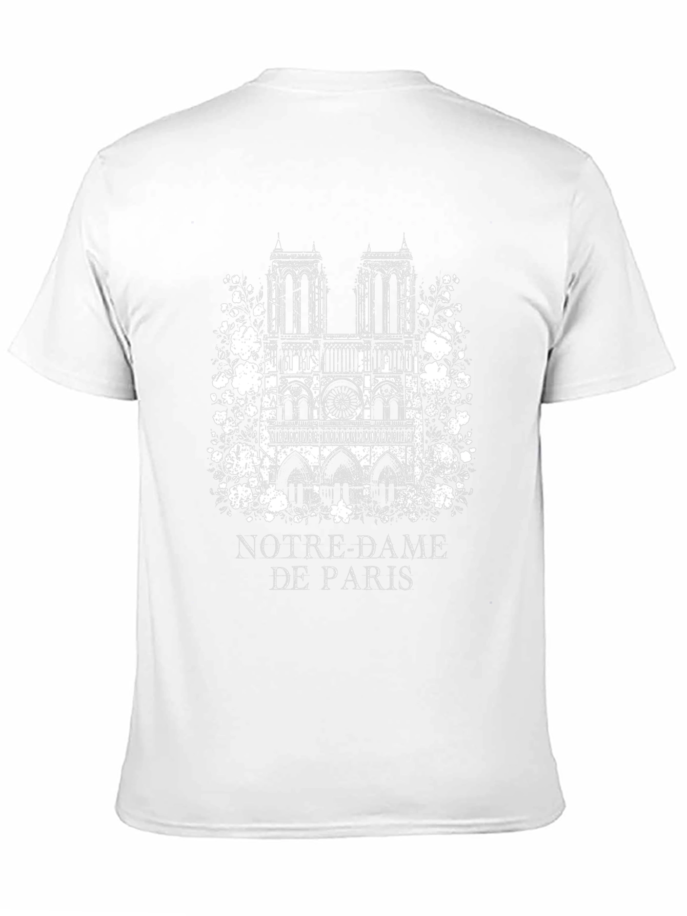 Notre-Dame de Paris Graphic Tee - Classic Black T-Shirt