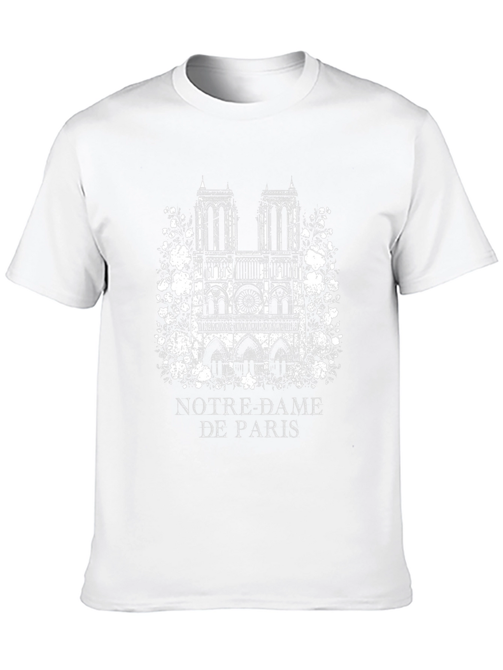 Notre-Dame de Paris Graphic Tee - Classic Black T-Shirt