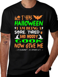 Halloween Sore Tired Moody Cook Graphic T-Shirt