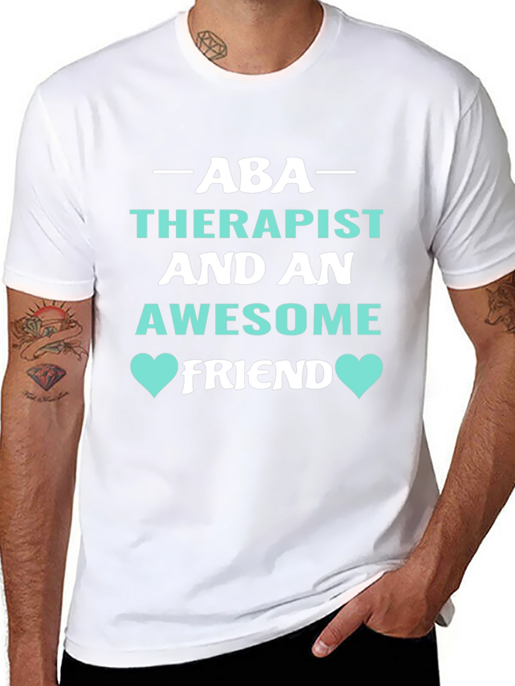 ABA Therapist Awesome Friend Graphic Tee