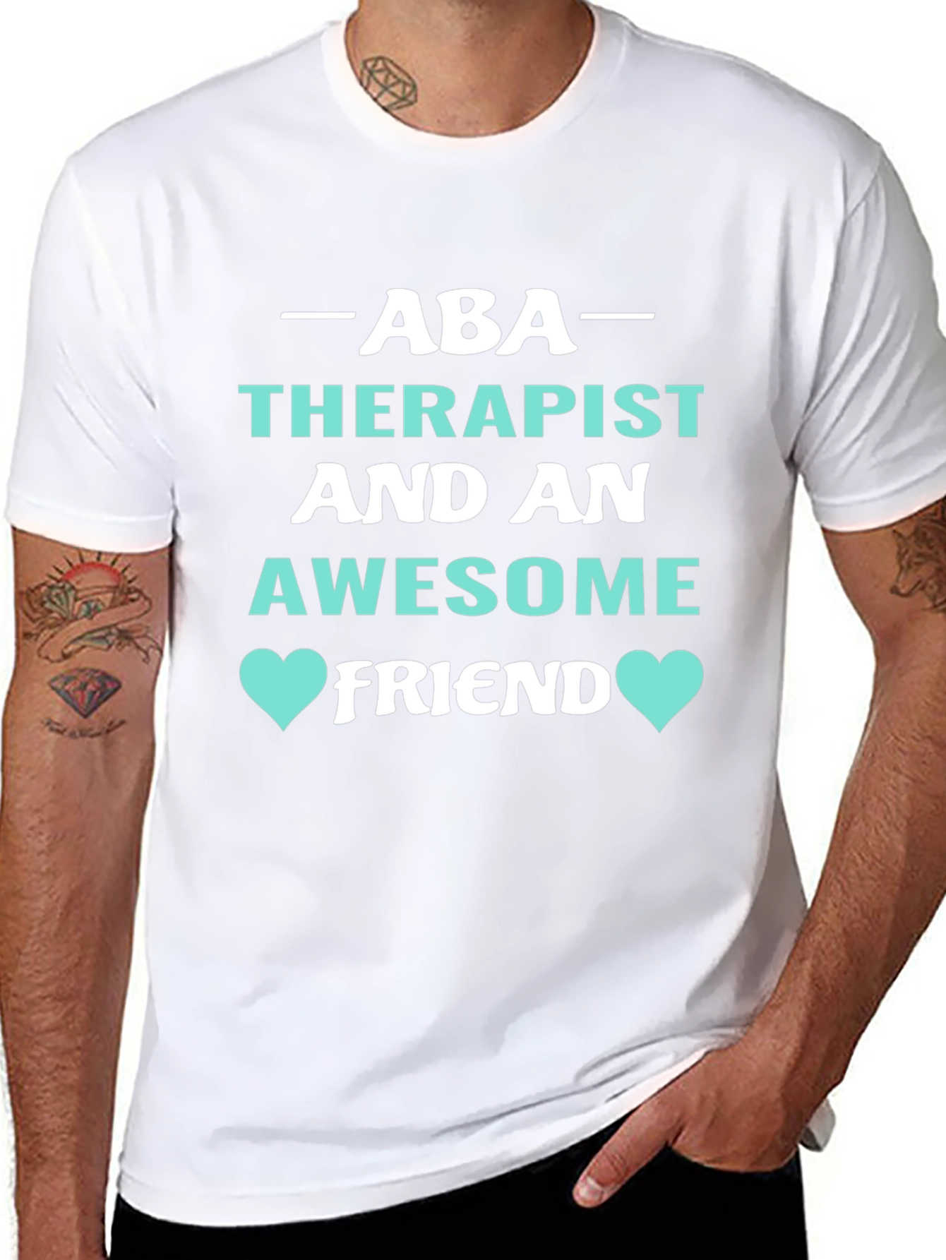 ABA Therapist Awesome Friend Graphic Tee