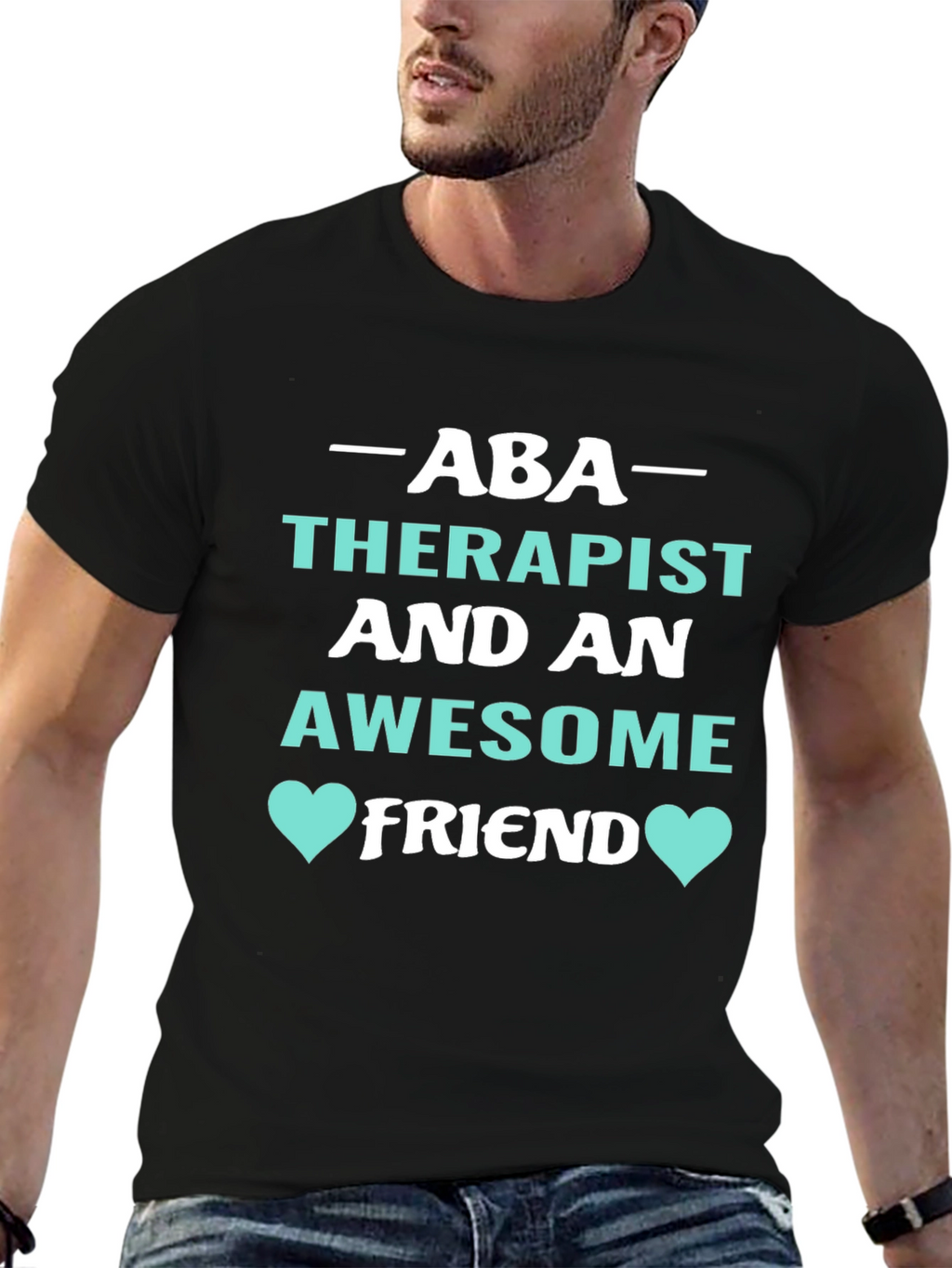 ABA Therapist Awesome Friend Graphic Tee