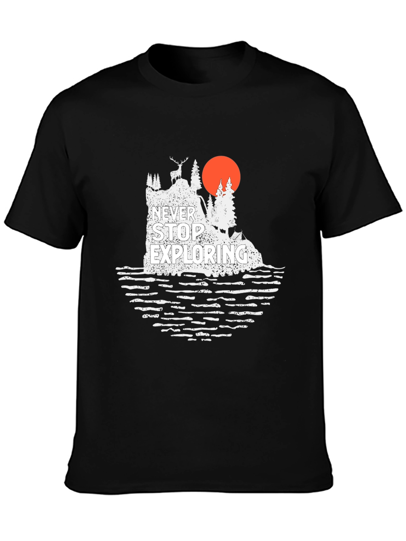 Never Stop Exploring Graphic Tee
