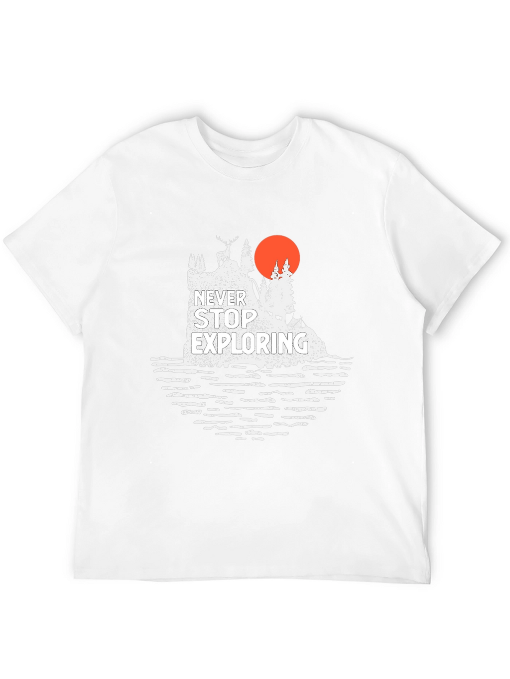 Never Stop Exploring Graphic Tee