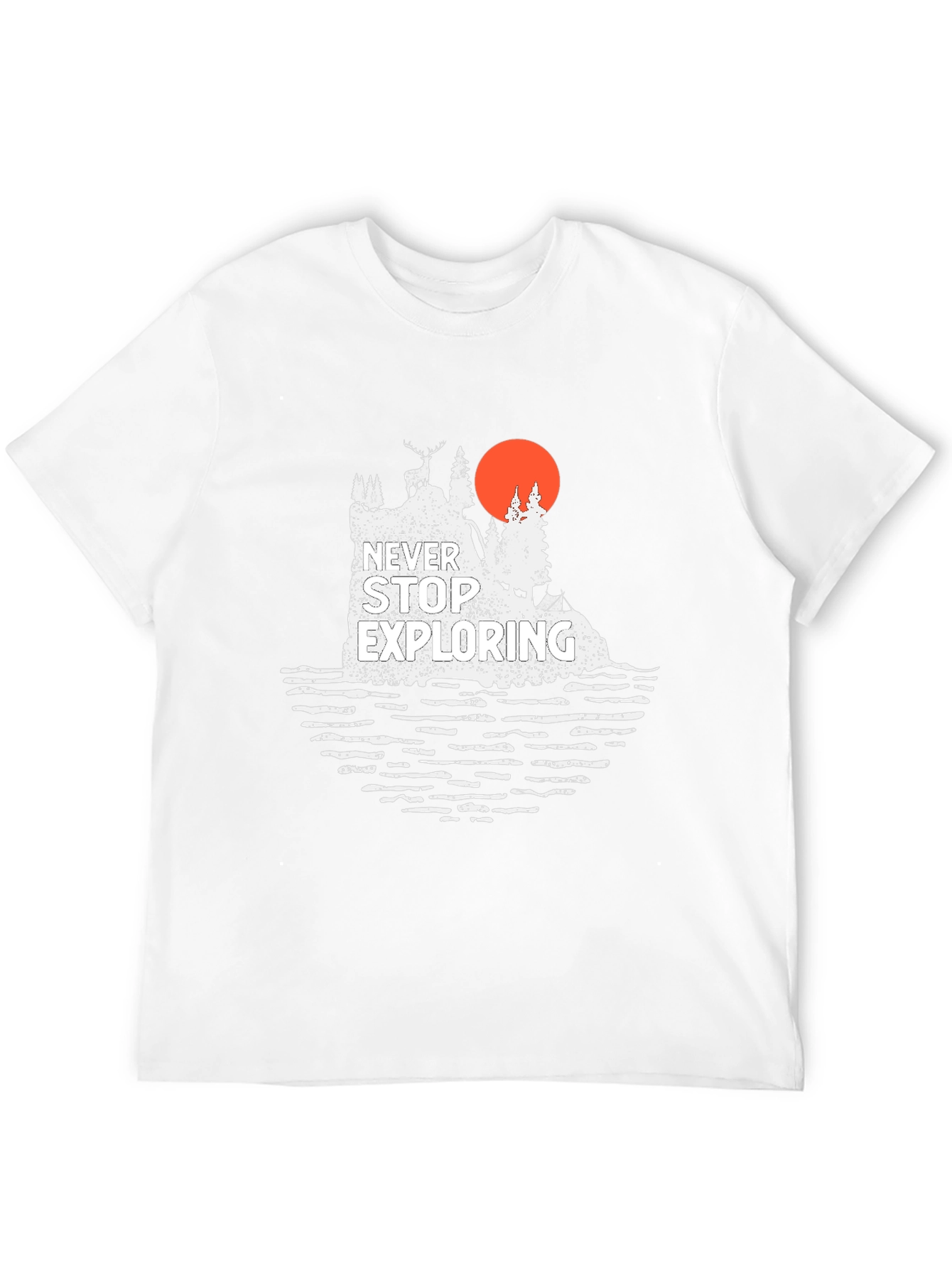 Never Stop Exploring Graphic Tee