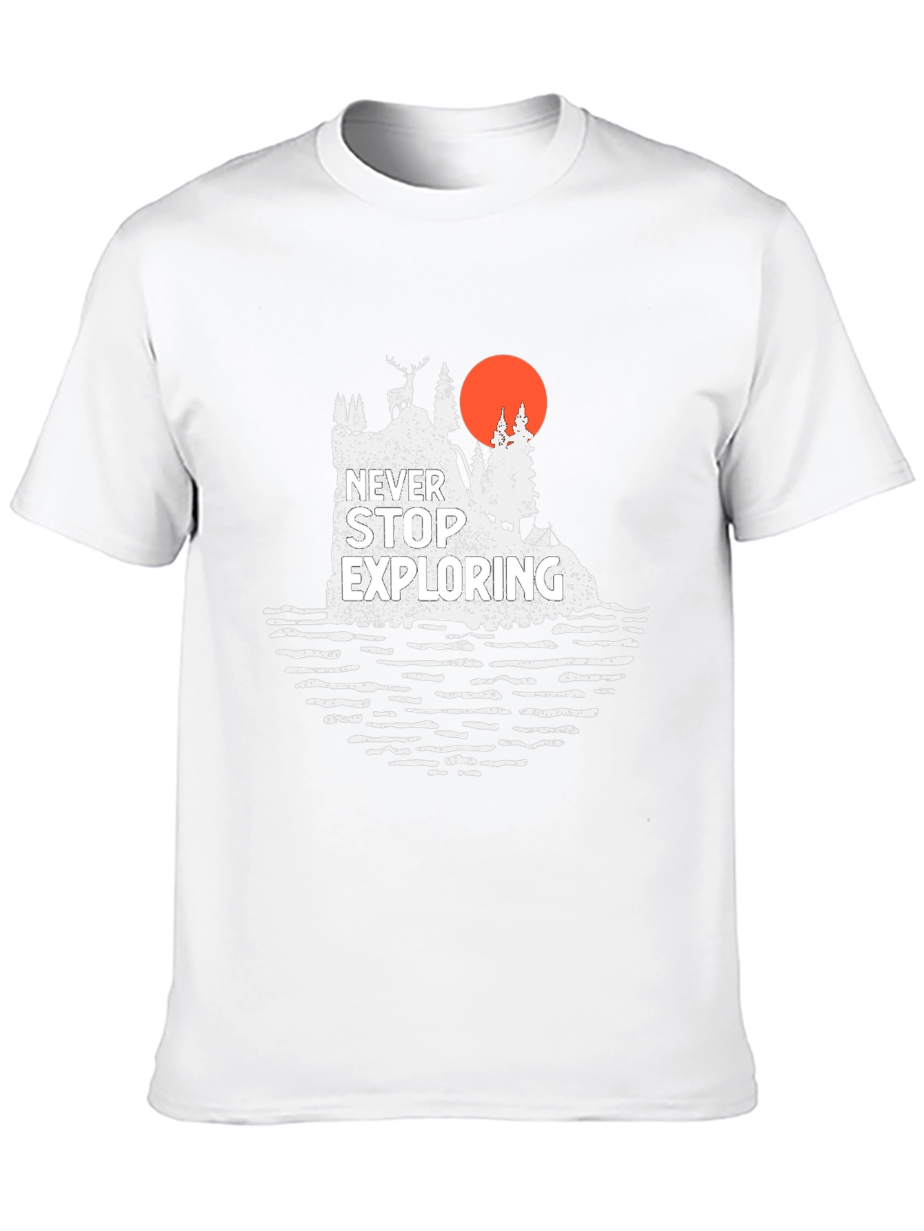 Never Stop Exploring Graphic Tee