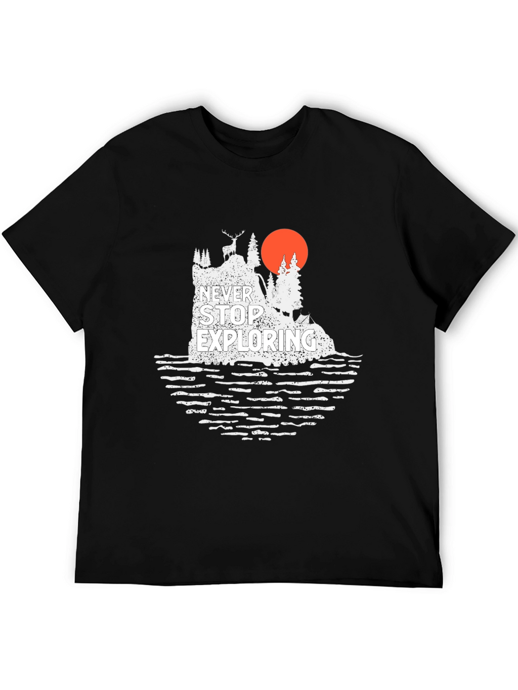 Never Stop Exploring Graphic Tee