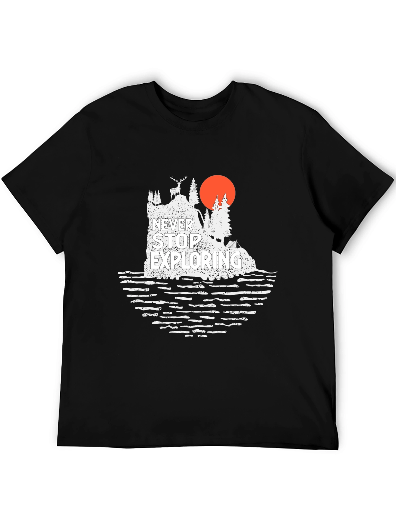 Never Stop Exploring Graphic Tee