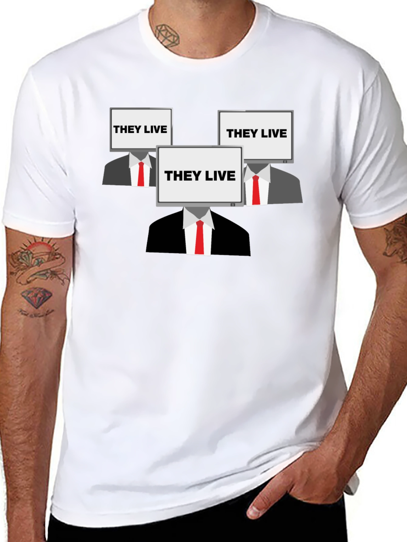 They Live Graphic Tee - Conspiracy T-Shirt