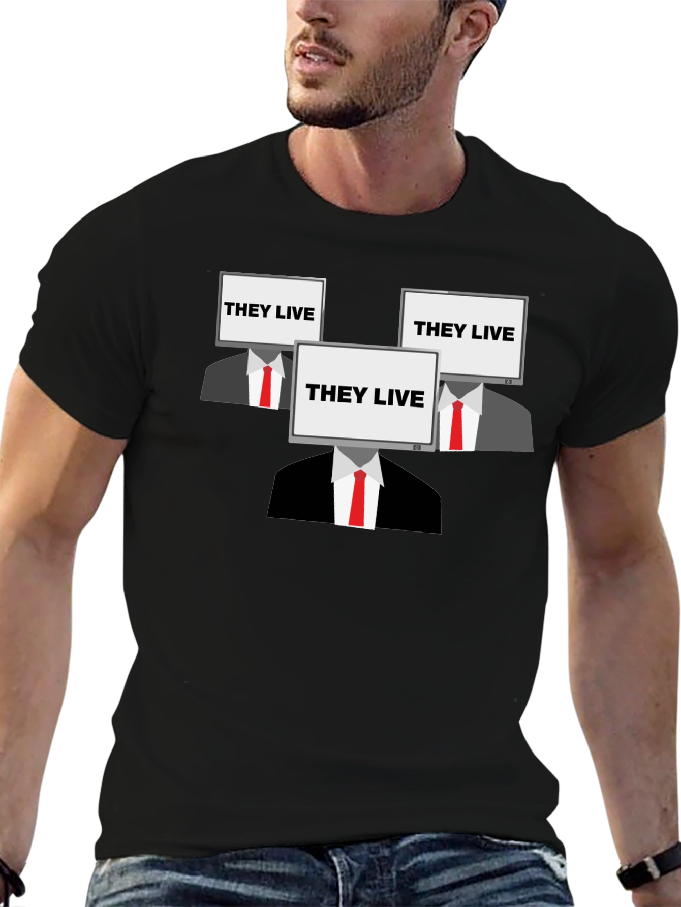 They Live Graphic Tee - Conspiracy T-Shirt