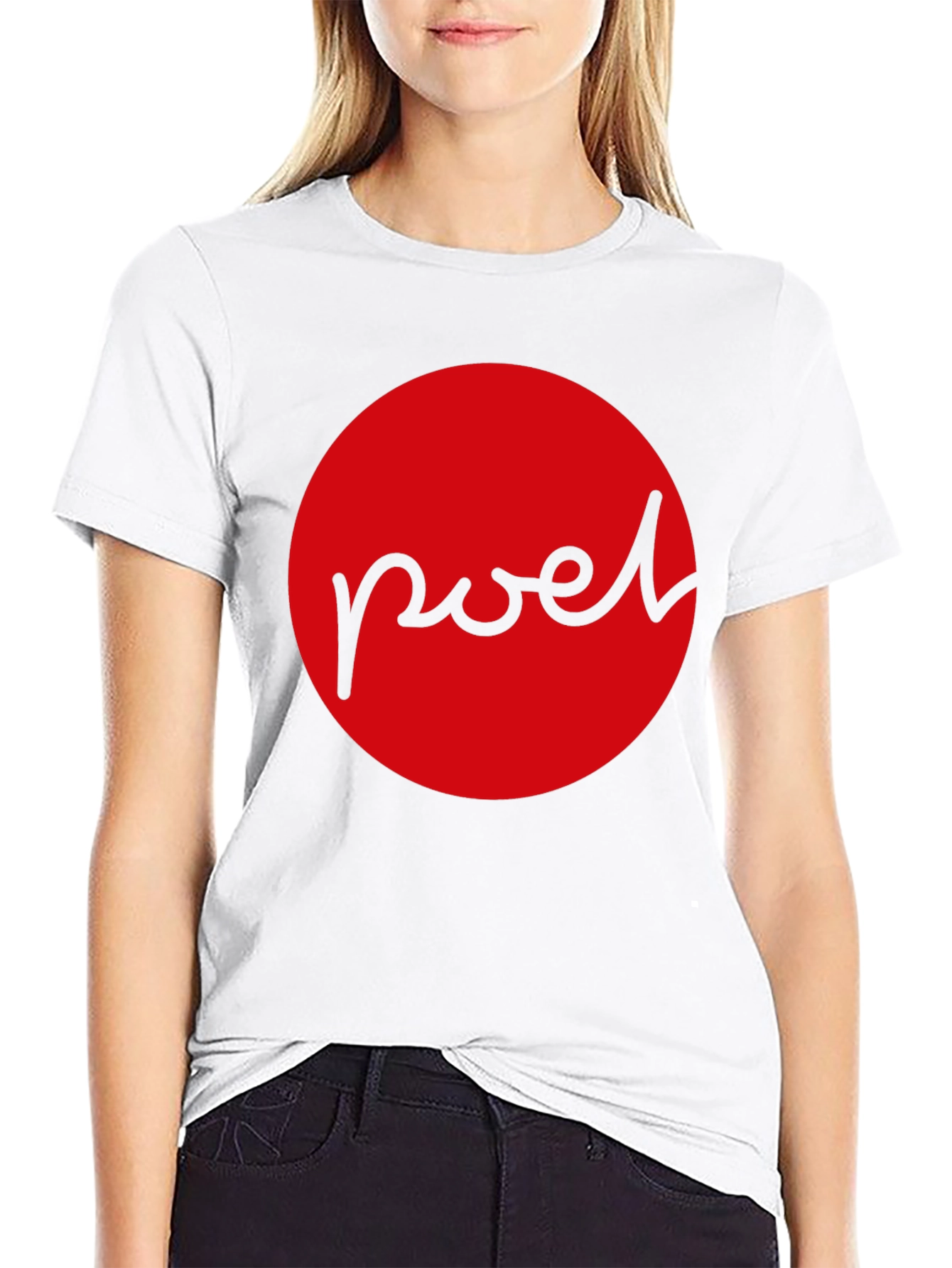 Red Circle Graphic Tee - Pwel Design