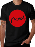 Red Circle Graphic Tee - Pwel Design