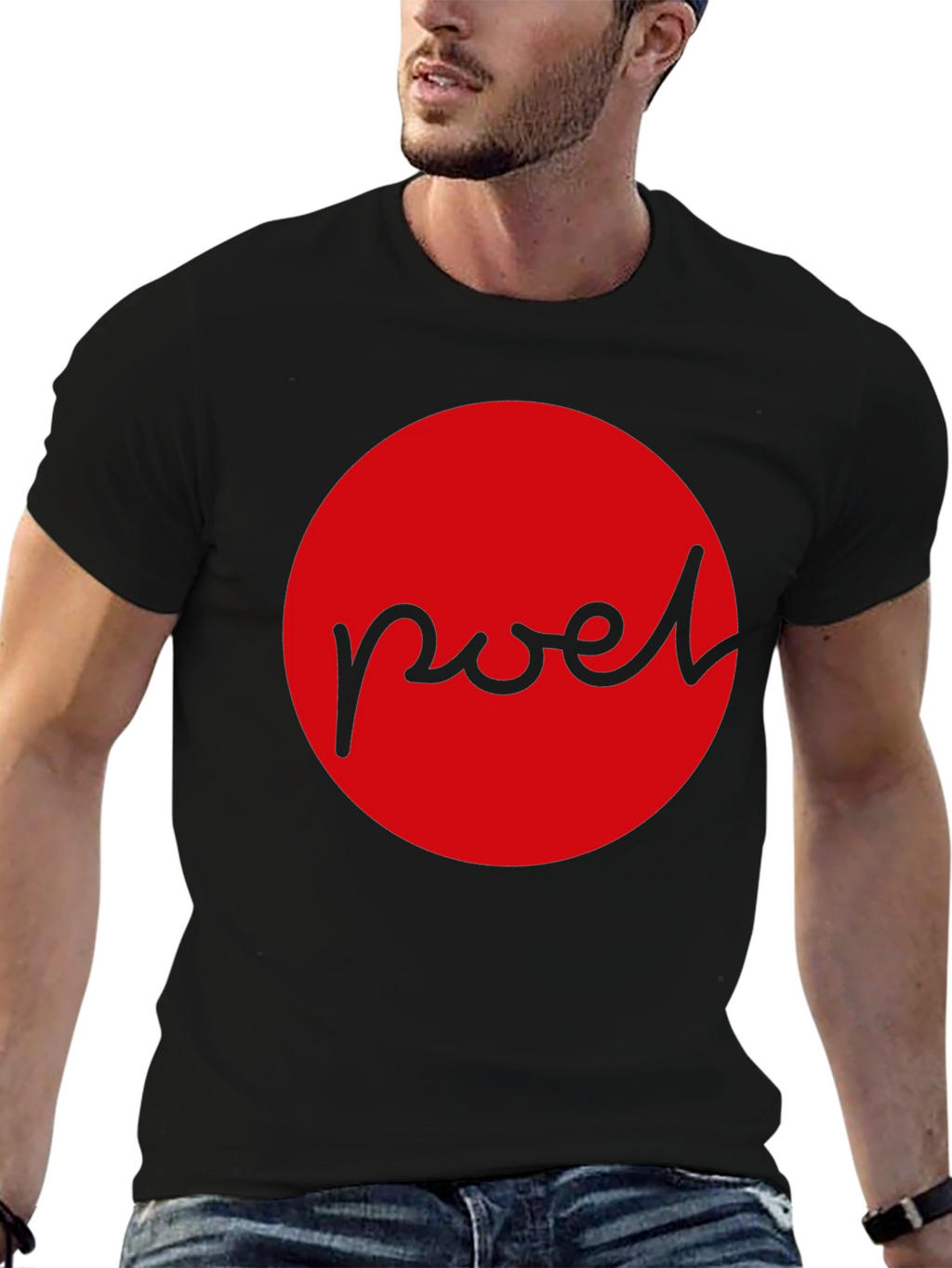 Red Circle Graphic Tee - Pwel Design