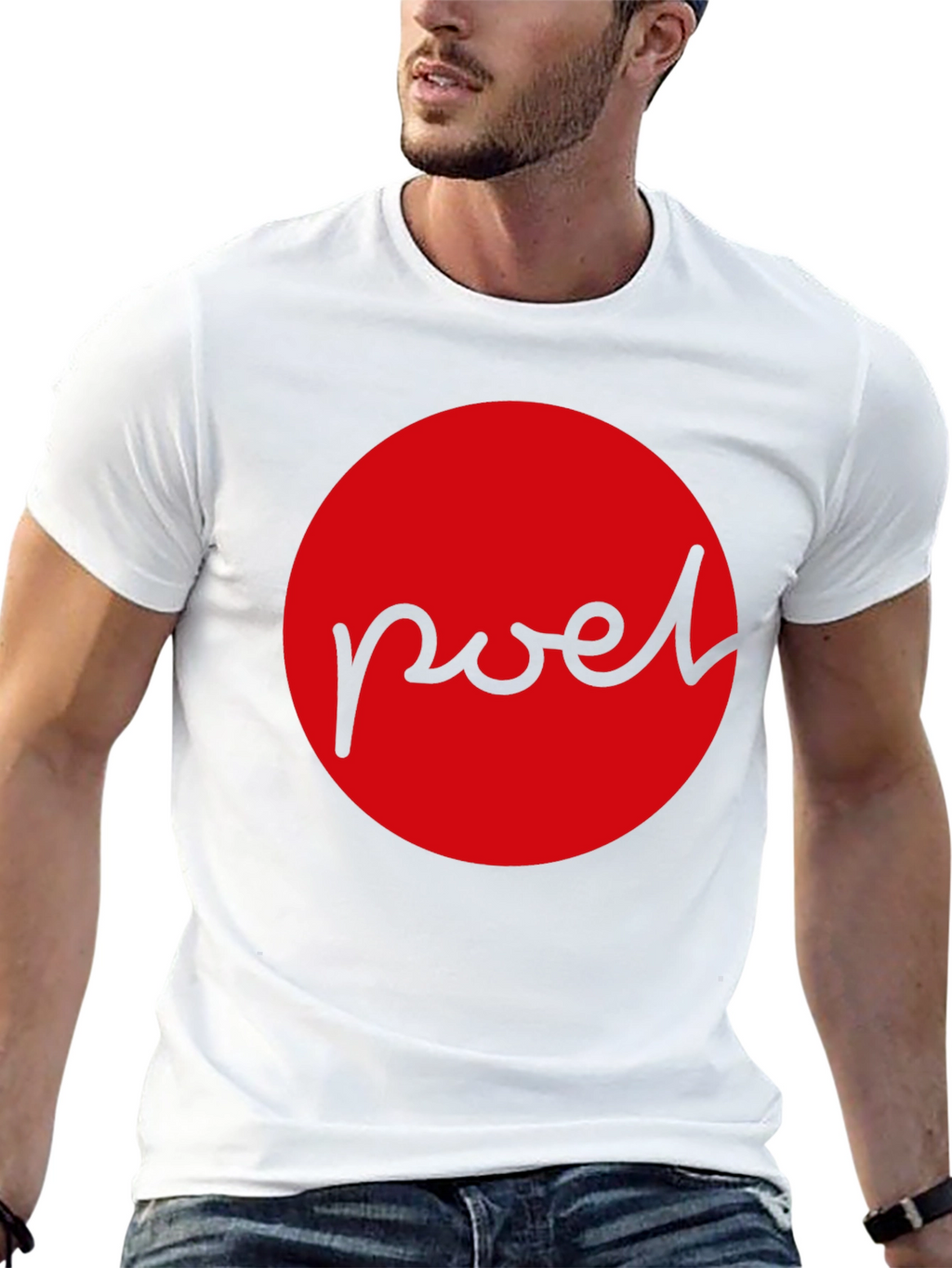 Red Circle Graphic Tee - Pwel Design