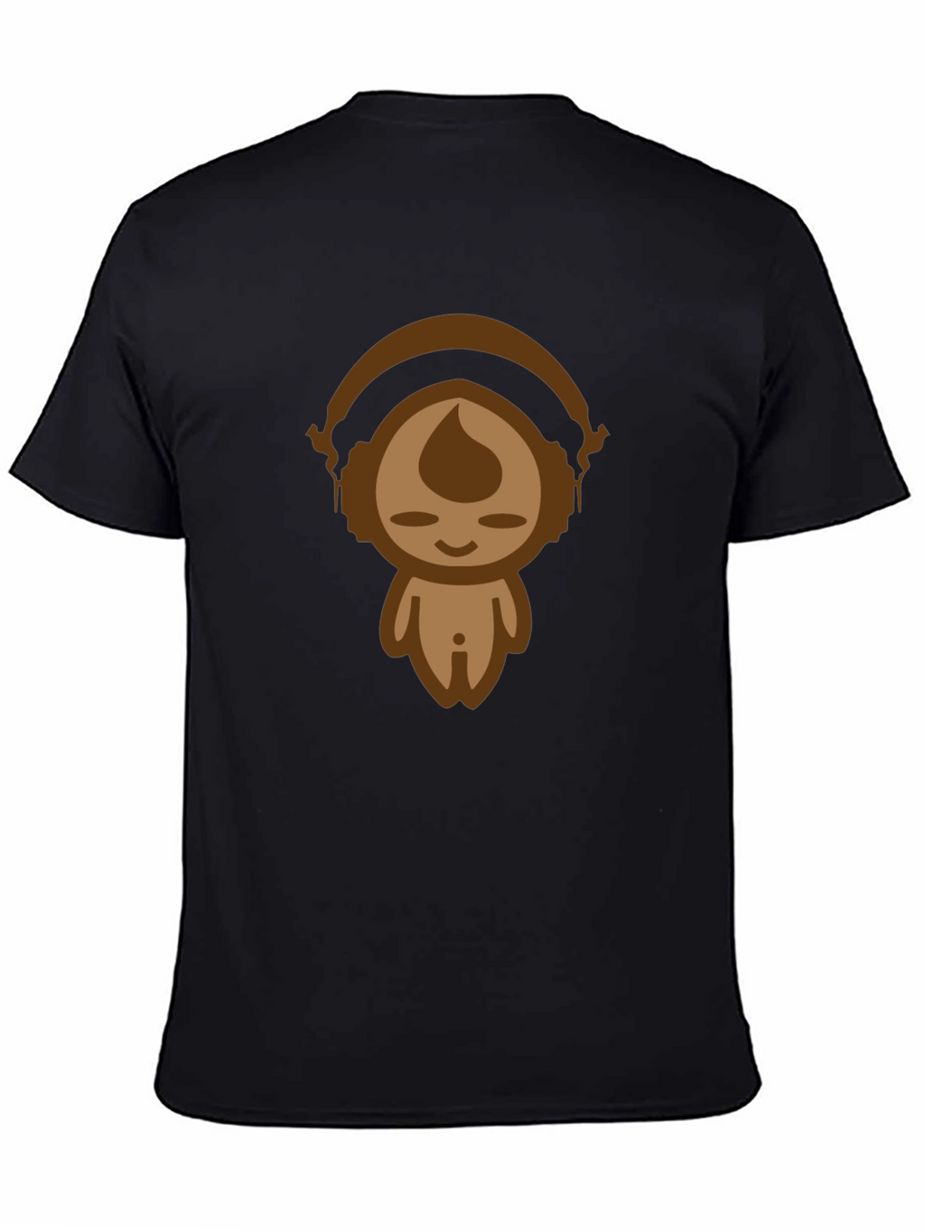 Funky Cartoon Tee - Black Cotton Blend