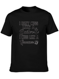 I Cuss Like A Groomer Funny Graphic T-Shirt