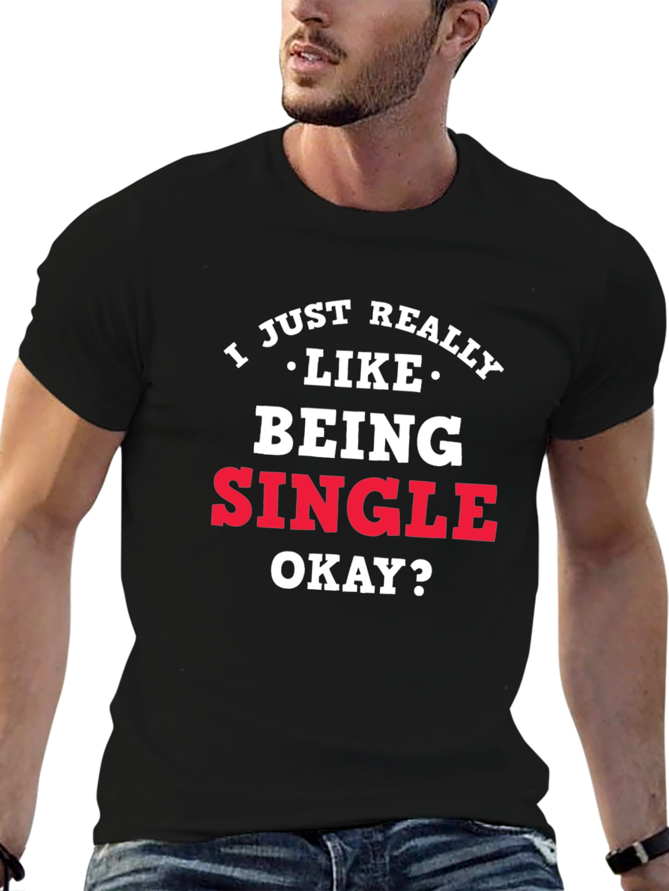 I Just Really Like Being Single Graphic Tee