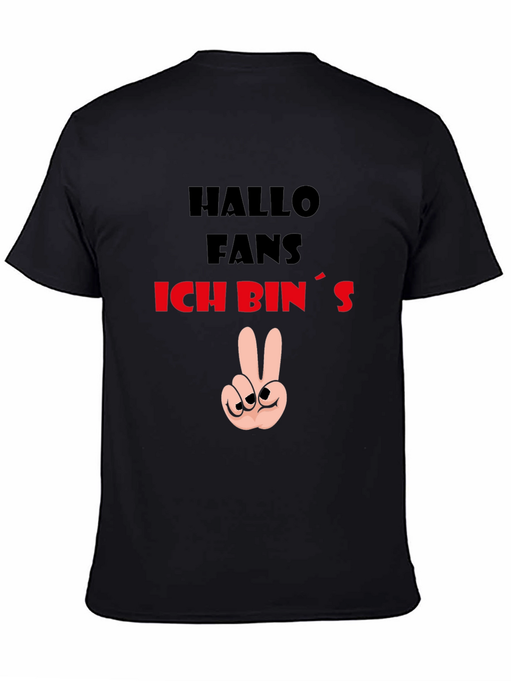 Hallo Fans T-Shirt - Peace Sign Graphic Tee