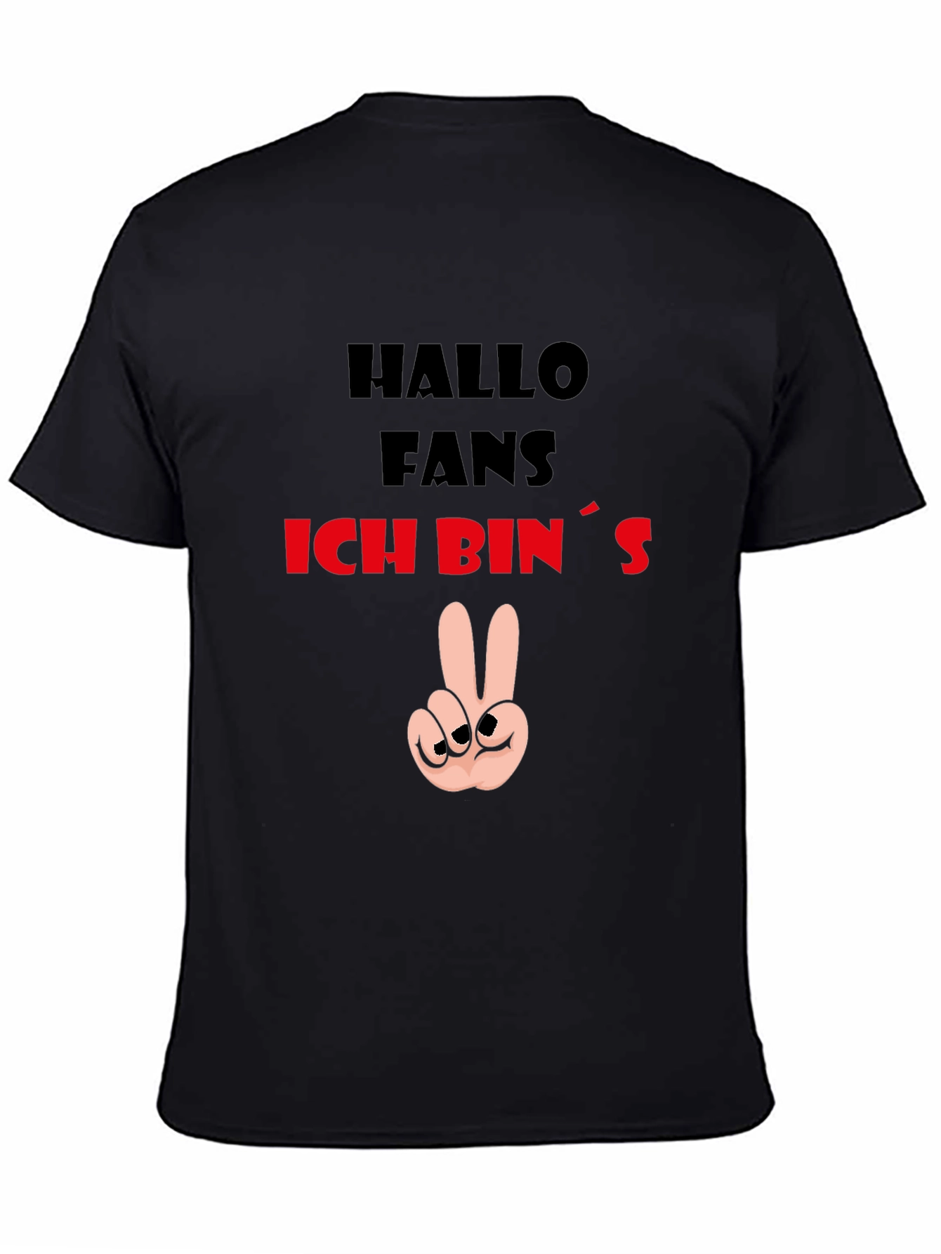 Hallo Fans T-Shirt - Peace Sign Graphic Tee
