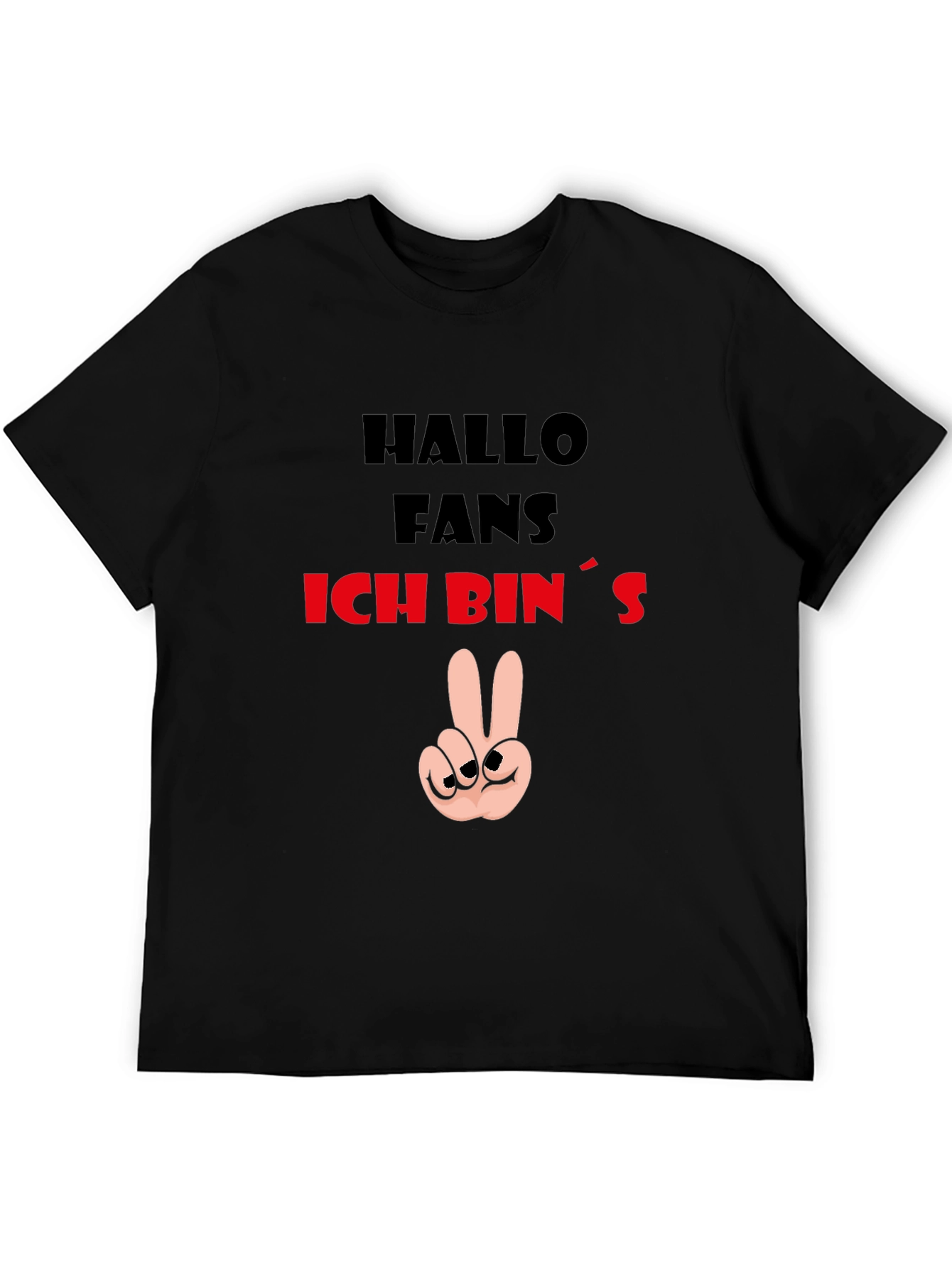 Hallo Fans T-Shirt - Peace Sign Graphic Tee
