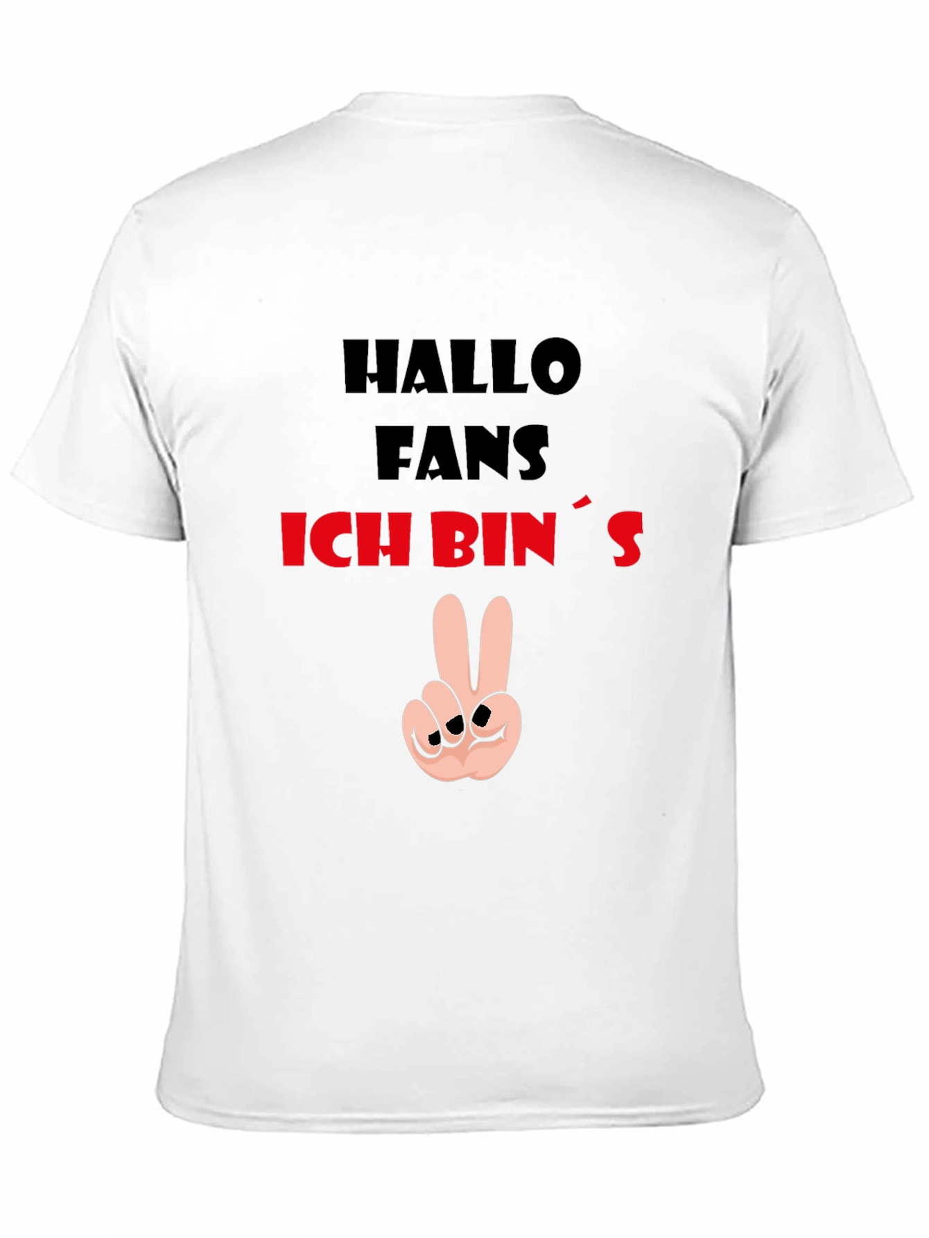 Hallo Fans T-Shirt - Peace Sign Graphic Tee
