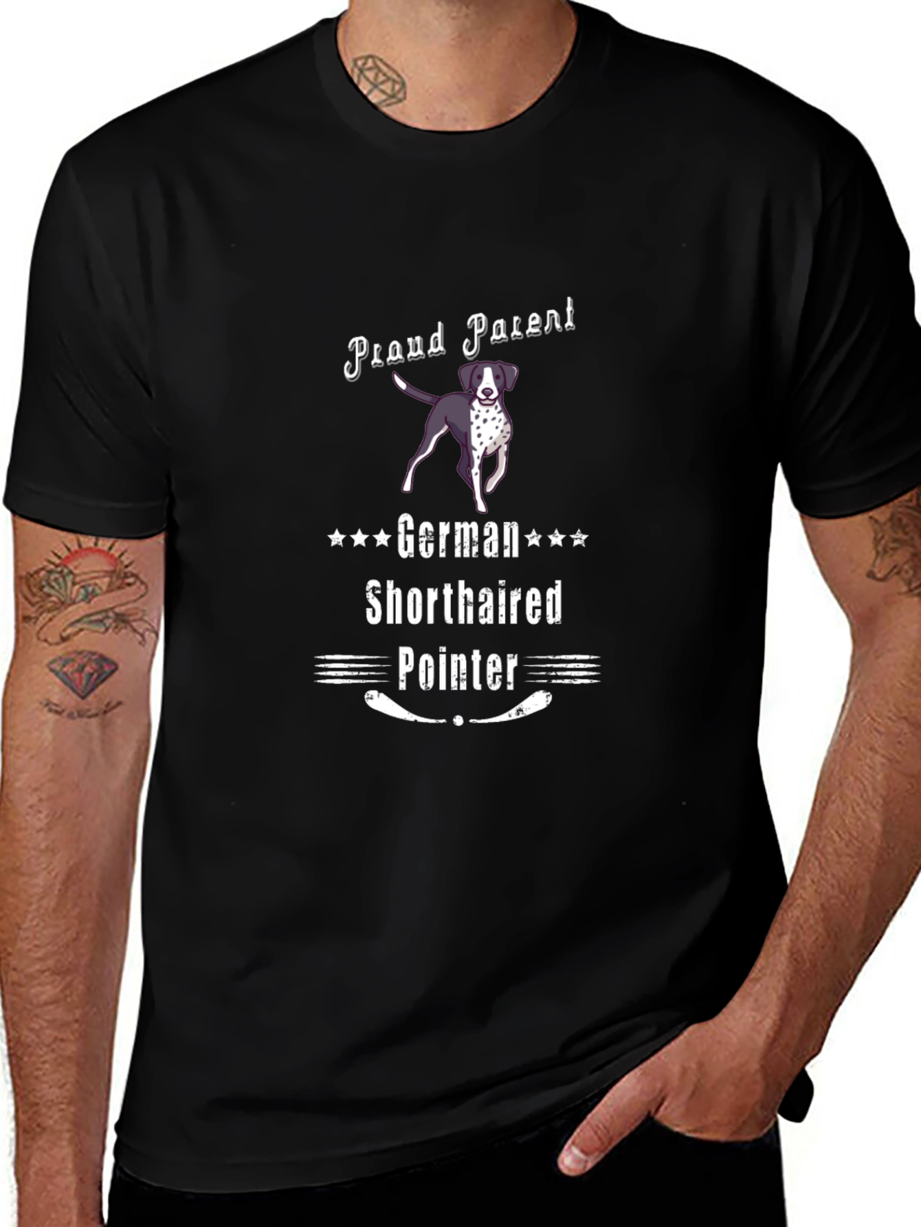 German Shorthaired Pointer Proud Parent T-Shirt – Dog Lover Tee