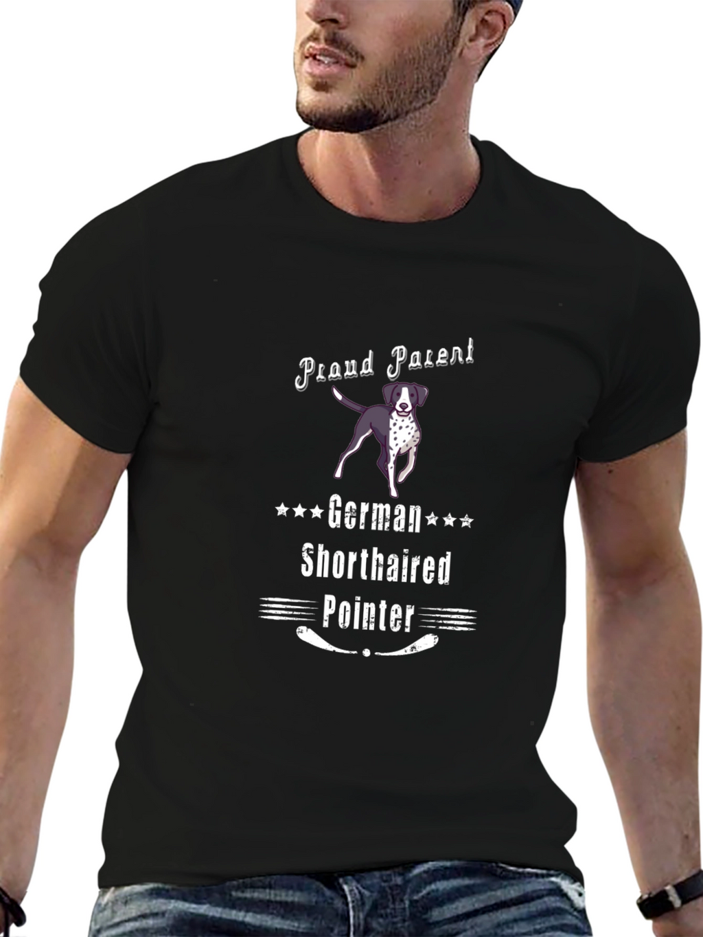 German Shorthaired Pointer Proud Parent T-Shirt – Dog Lover Tee