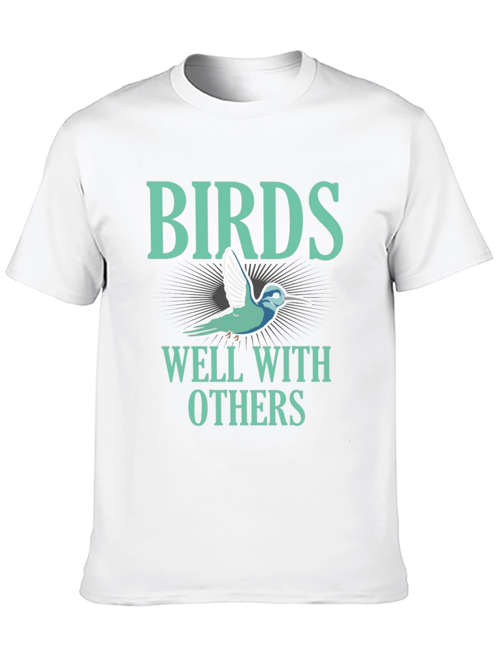 Birds Well With Others Graphic T-Shirt