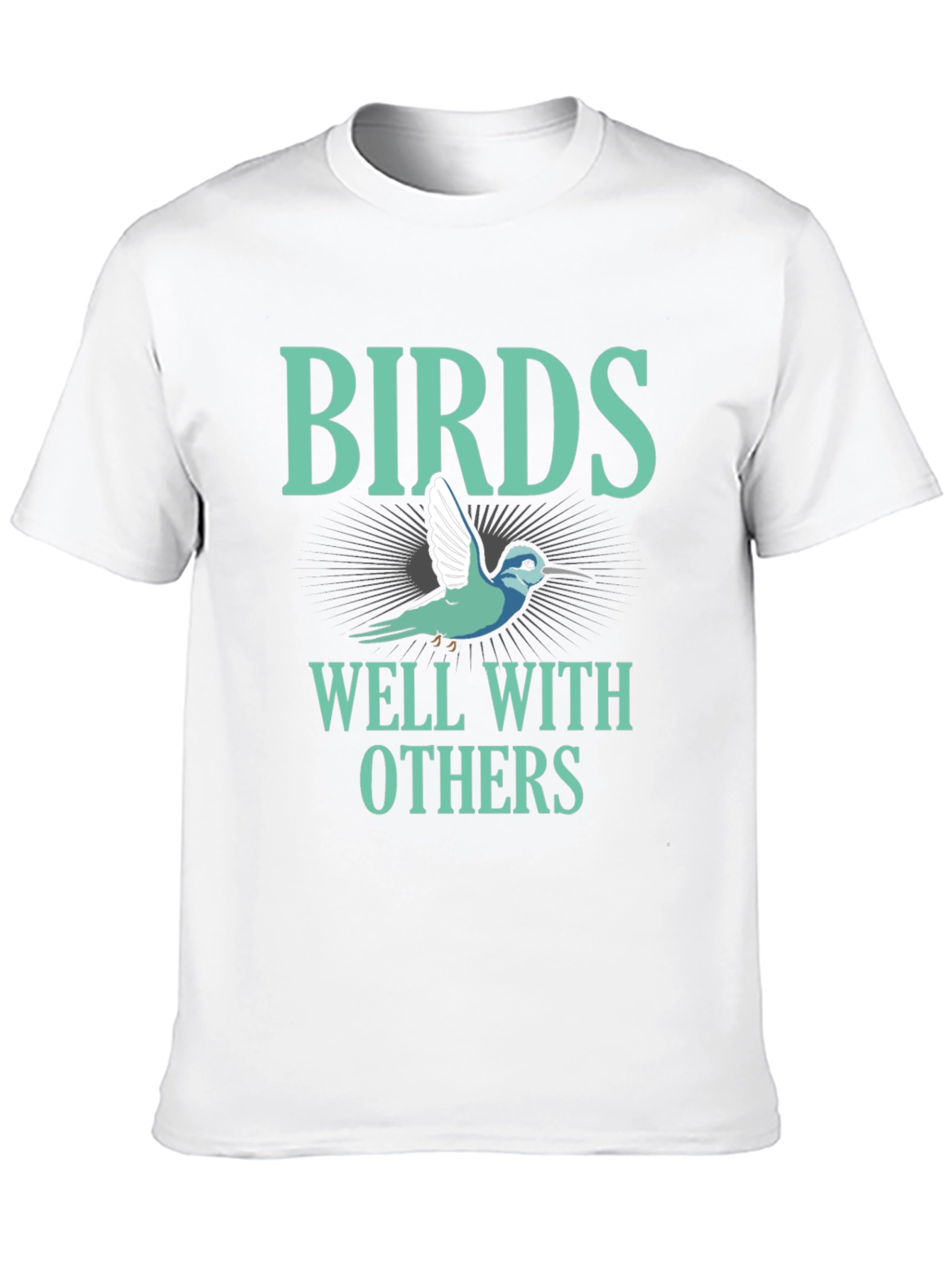Birds Well With Others Graphic T-Shirt
