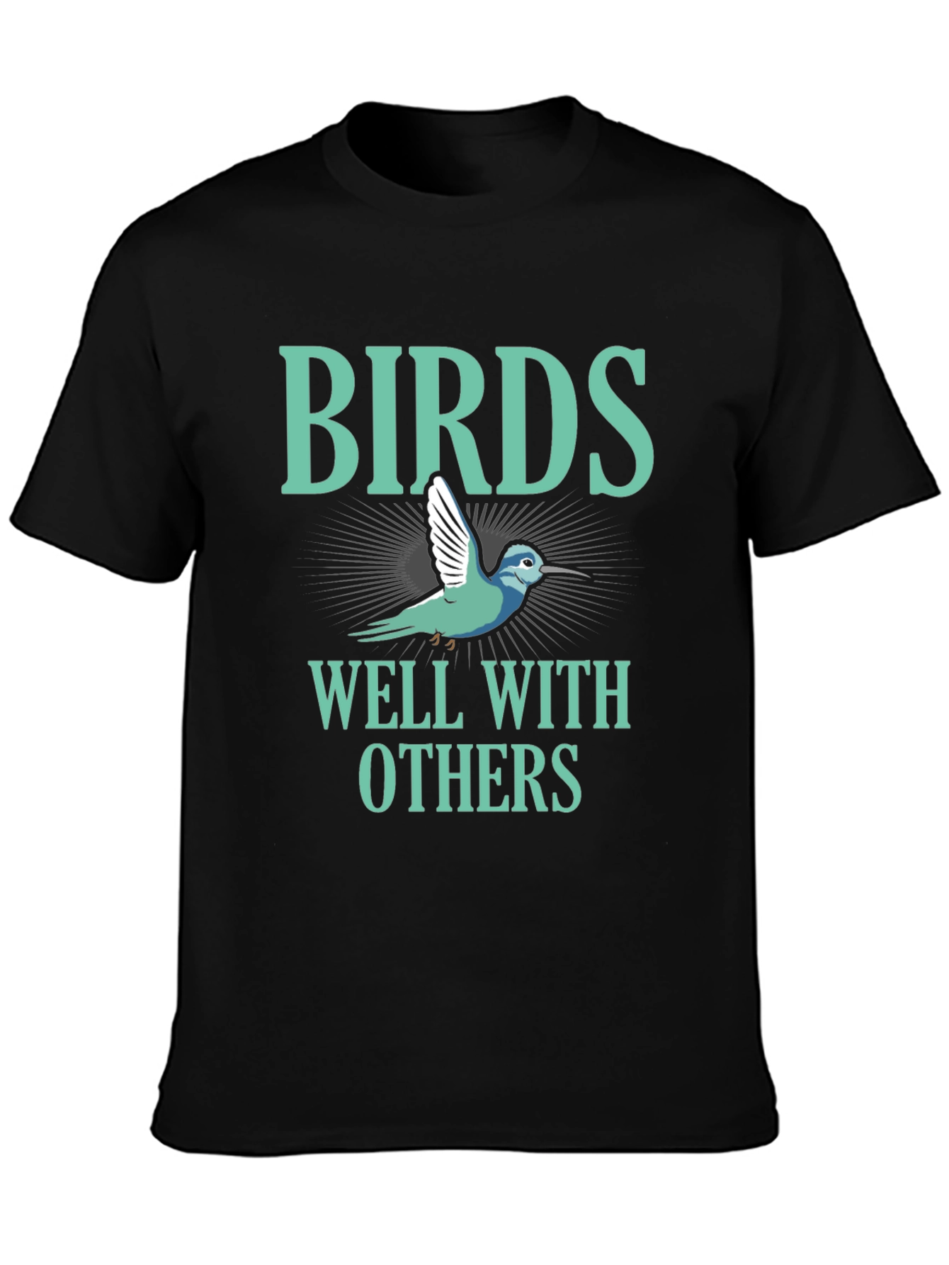 Birds Well With Others Graphic T-Shirt