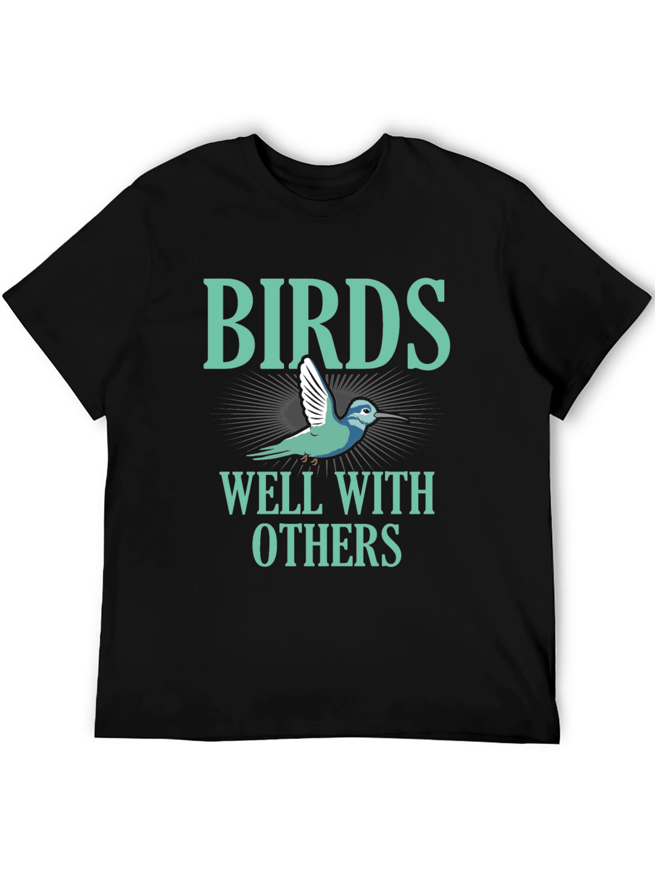 Birds Well With Others Graphic T-Shirt