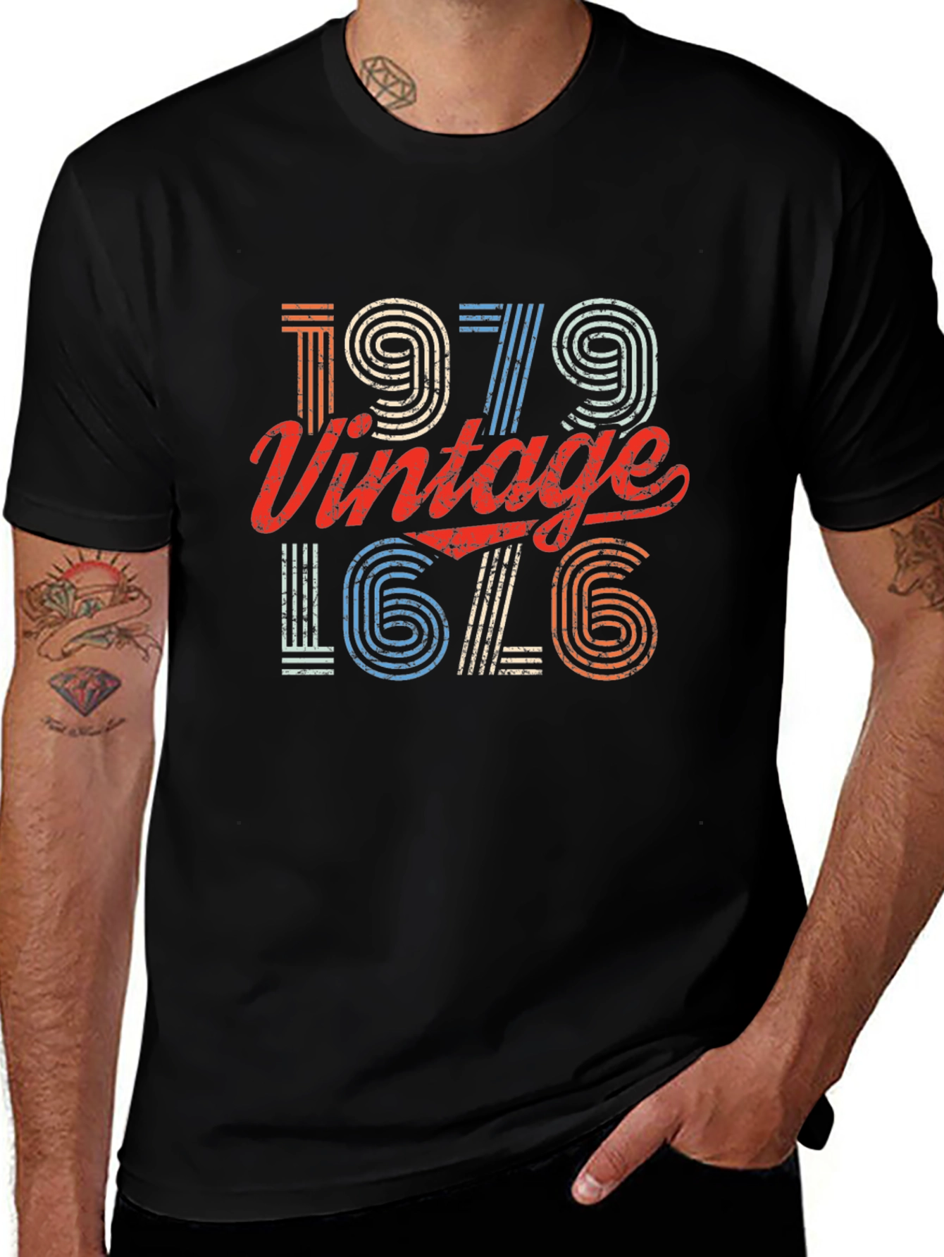 Vintage 1979 T-Shirt Retro Birthday