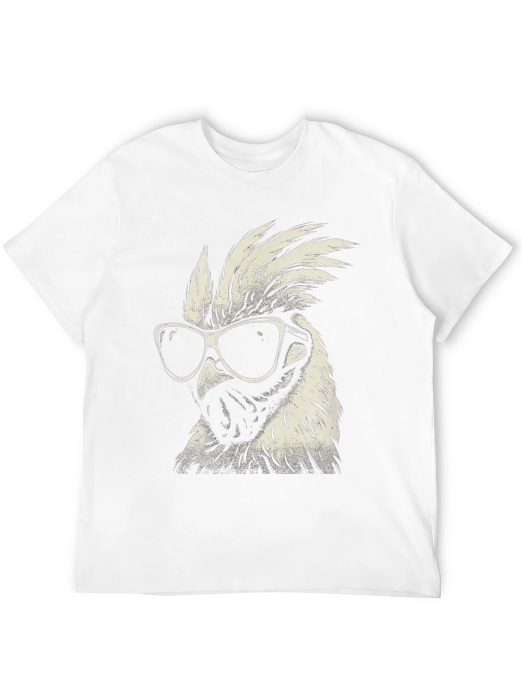 Cool Rooster Graphic Tee - Black
