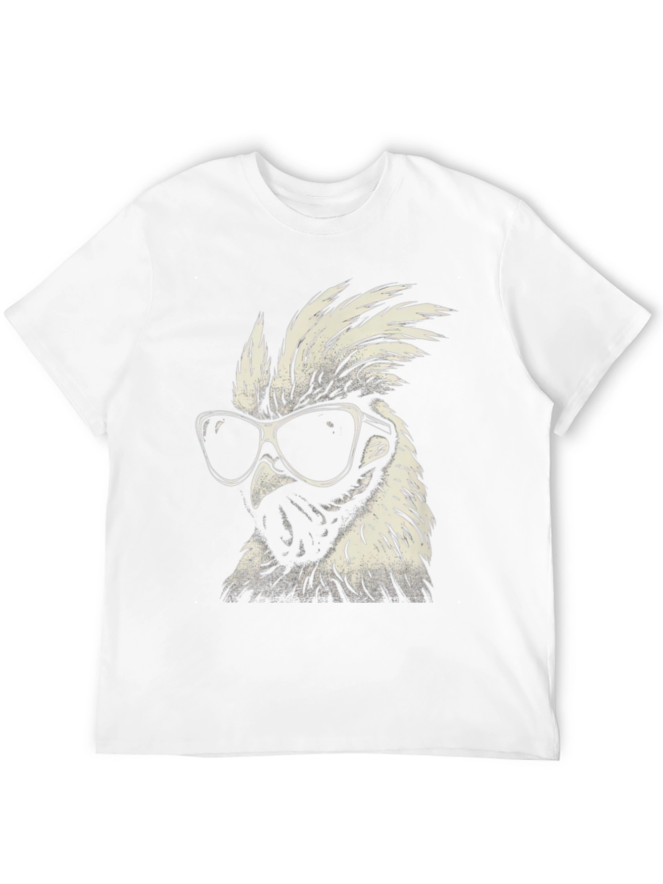 Cool Rooster Graphic Tee - Black