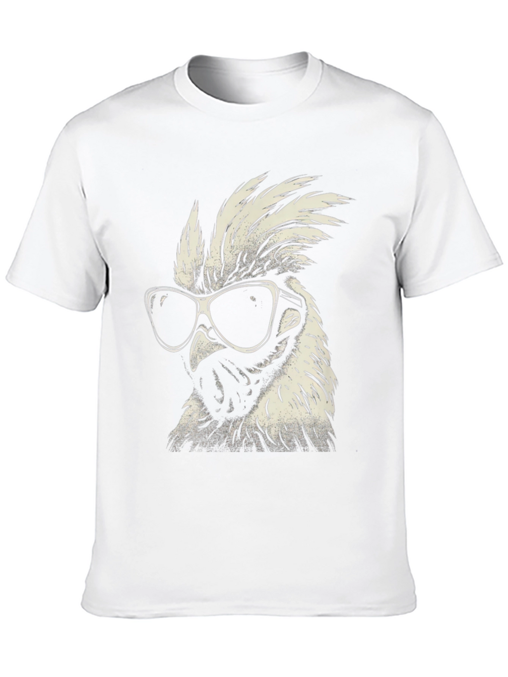 Cool Rooster Graphic Tee - Black