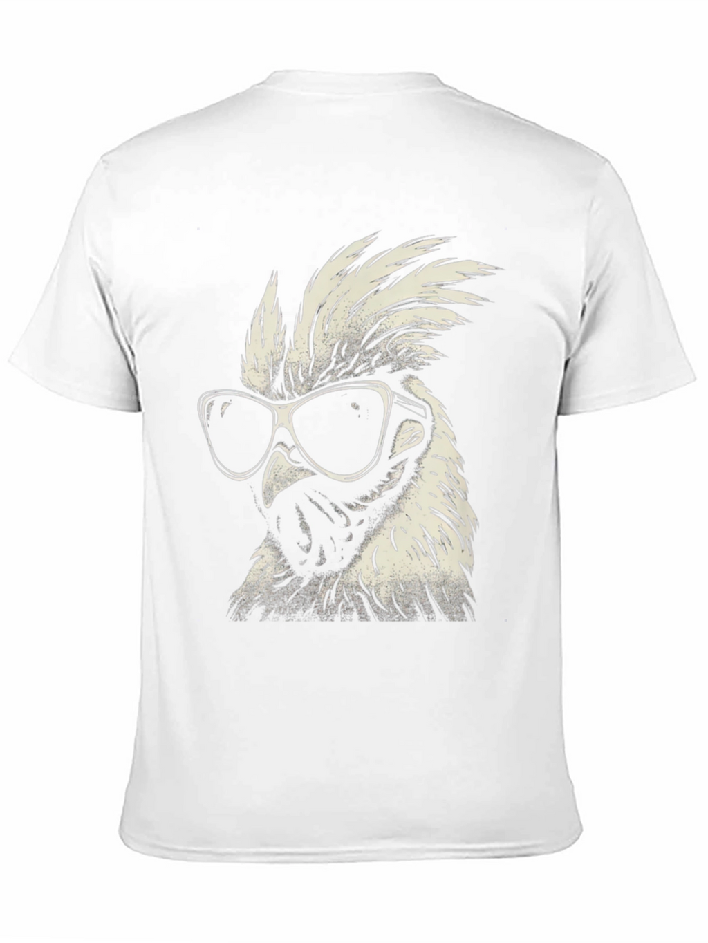 Cool Rooster Graphic Tee - Black