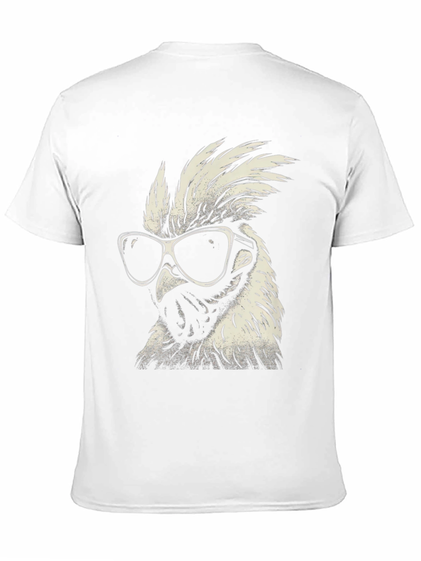 Cool Rooster Graphic Tee - Black