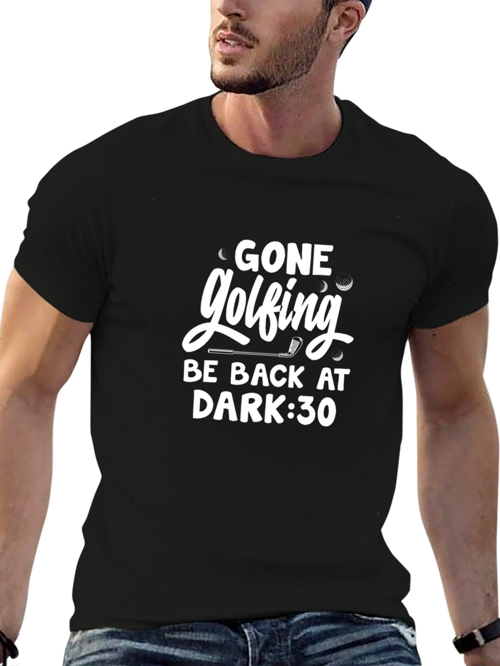 Gone Golfing T-Shirt -  Be Back at Dark:30