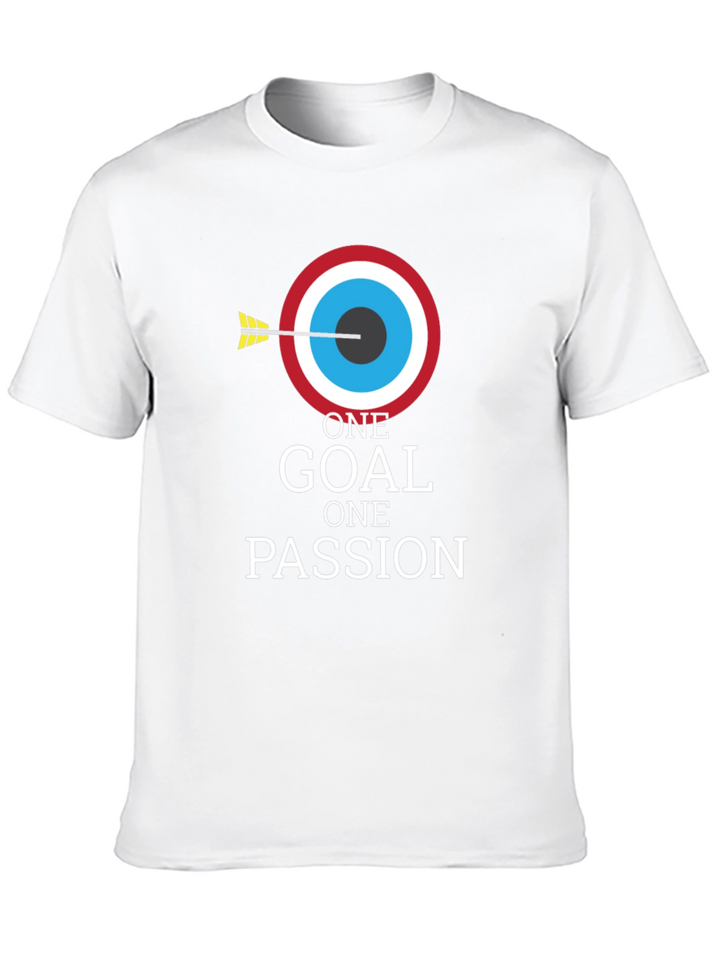 One Goal One Passion Black Graphic Tee