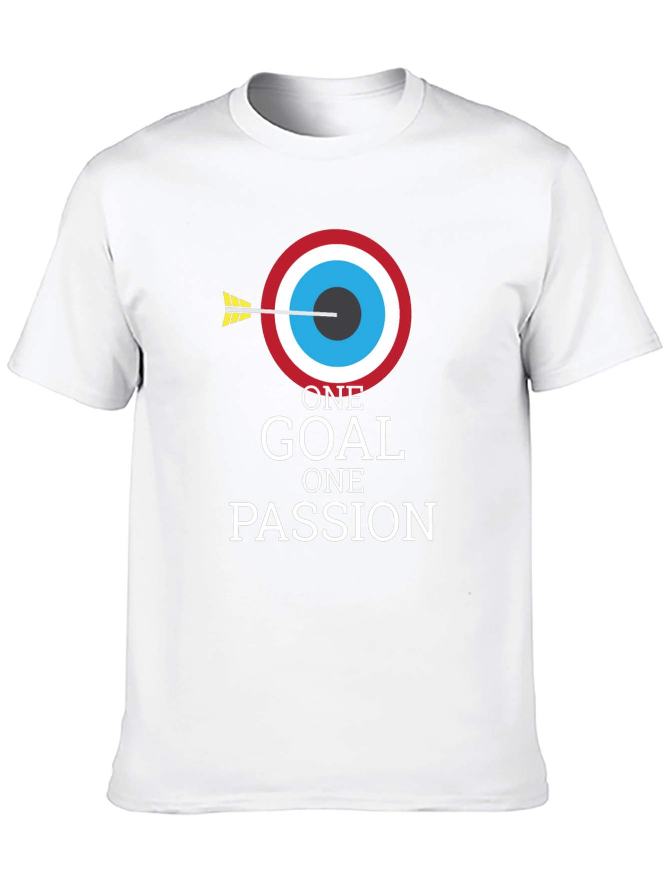 One Goal One Passion Black Graphic Tee