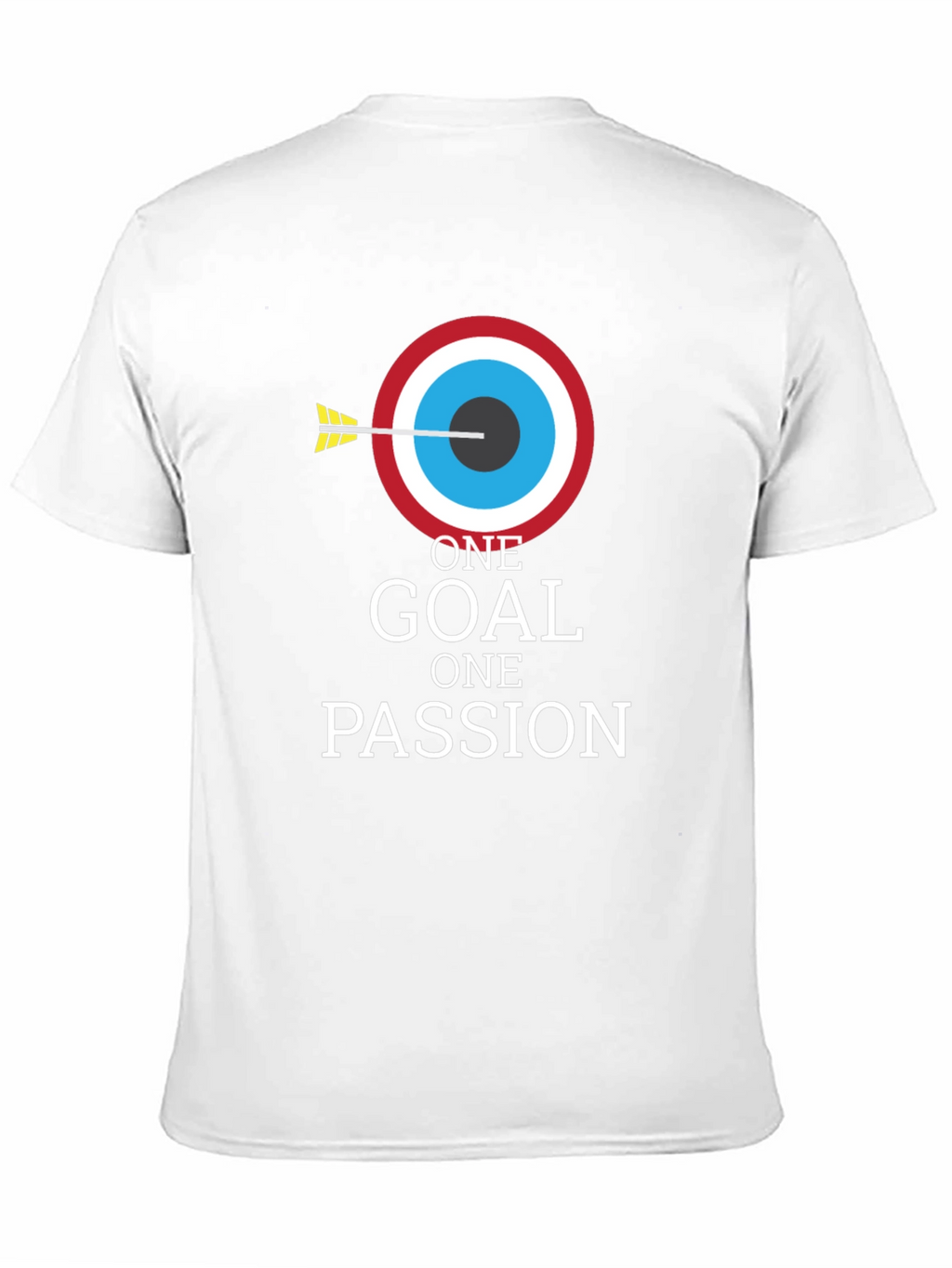 One Goal One Passion Black Graphic Tee