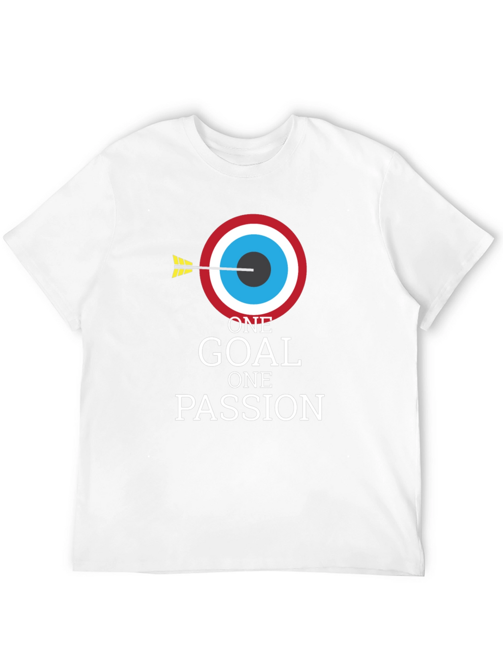 One Goal One Passion Black Graphic Tee
